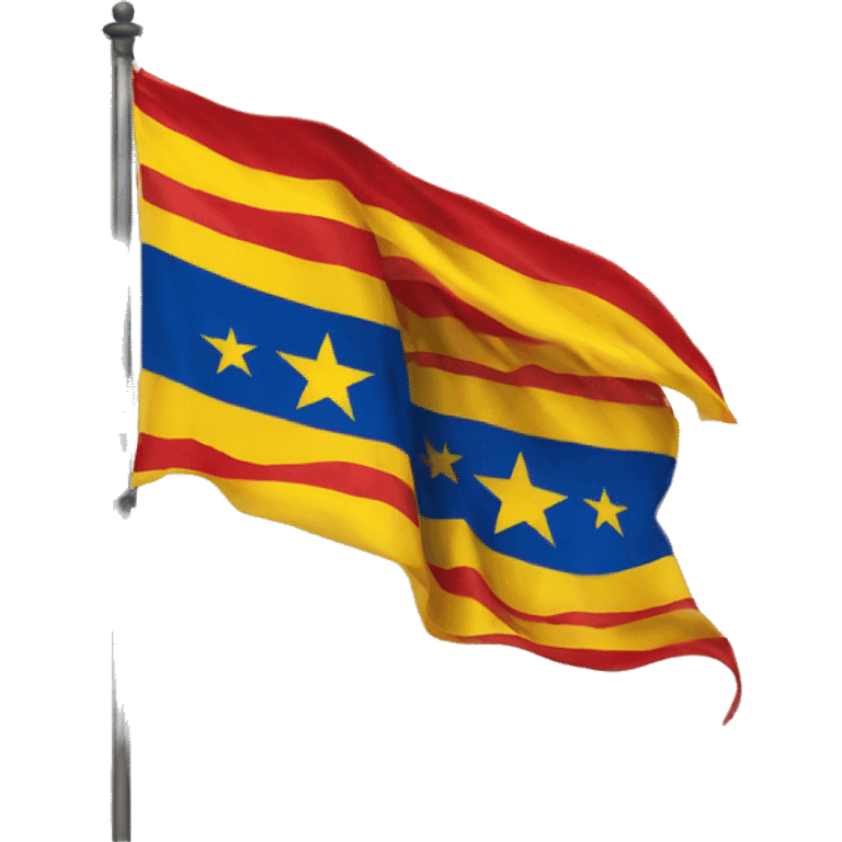 La senyera és la bandera de catalunya emoji