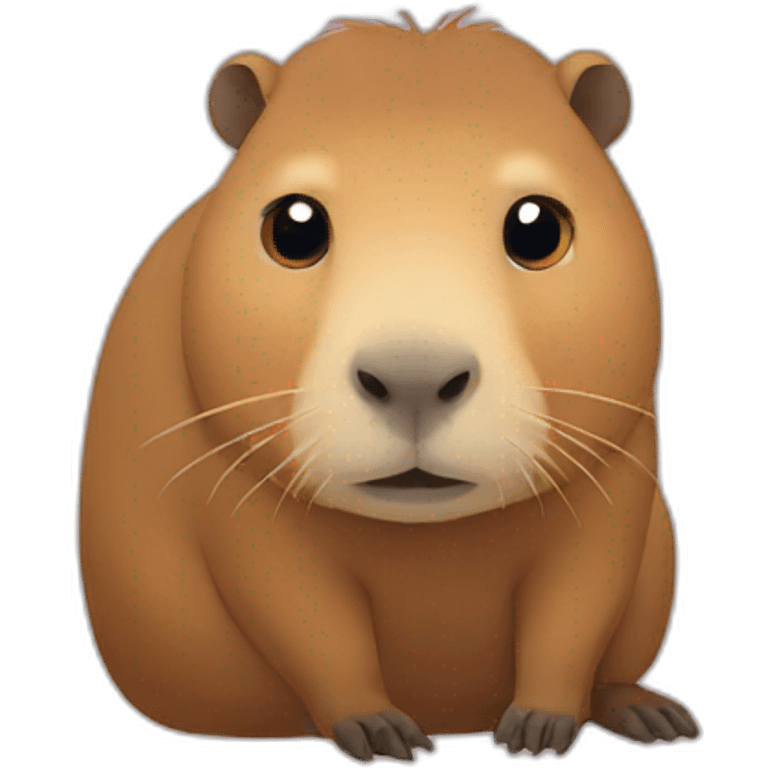 sad capybara emoji