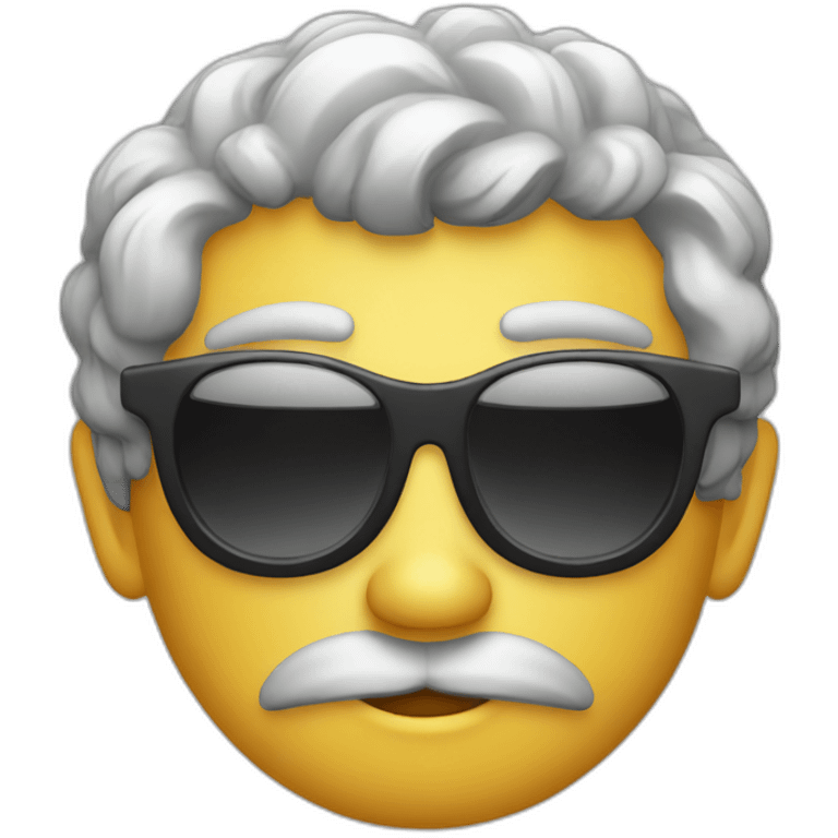 mercury with shades emoji