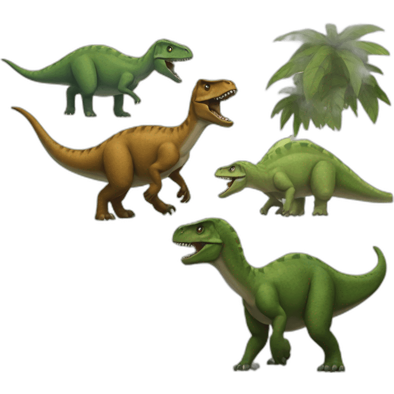 hunting-dinosaurs emoji