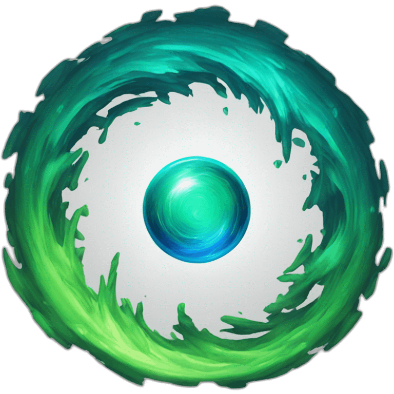 vortex portal blue and reen emoji