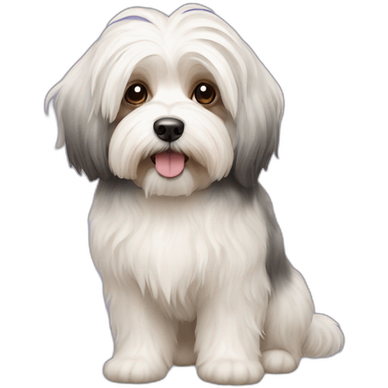 Dog havanese full height emoji