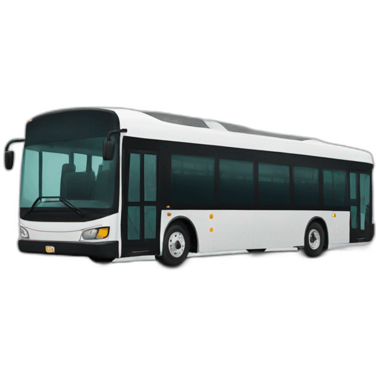 Modern bus from the side emoji