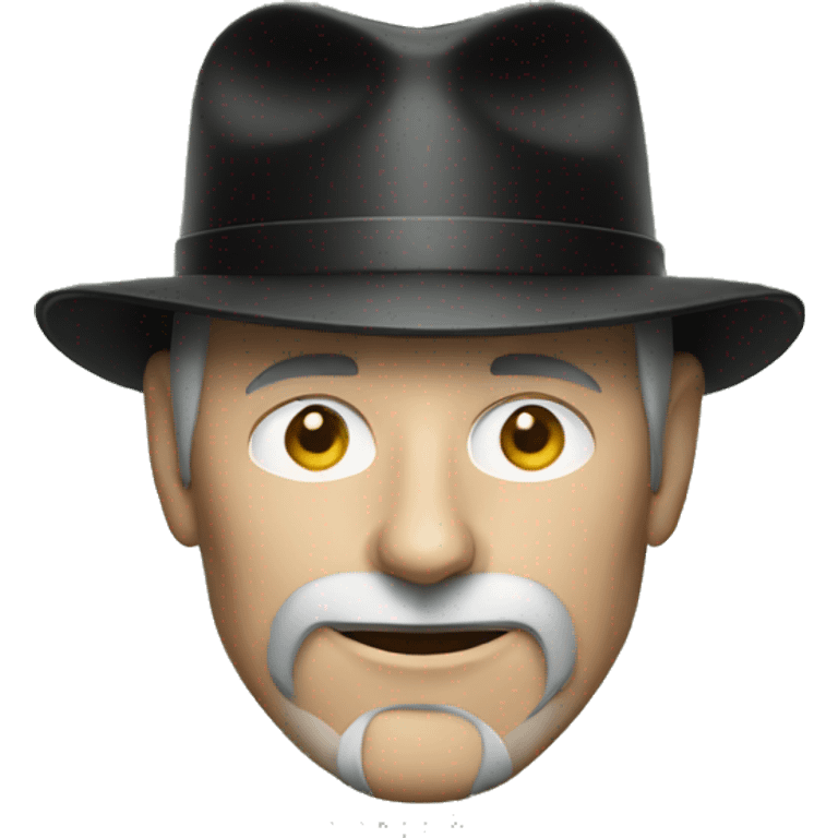 Steve Jobs in irish hat emoji