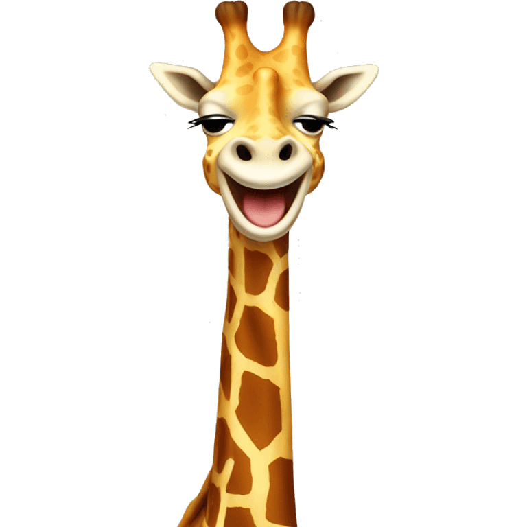 Laughing giraffe  emoji