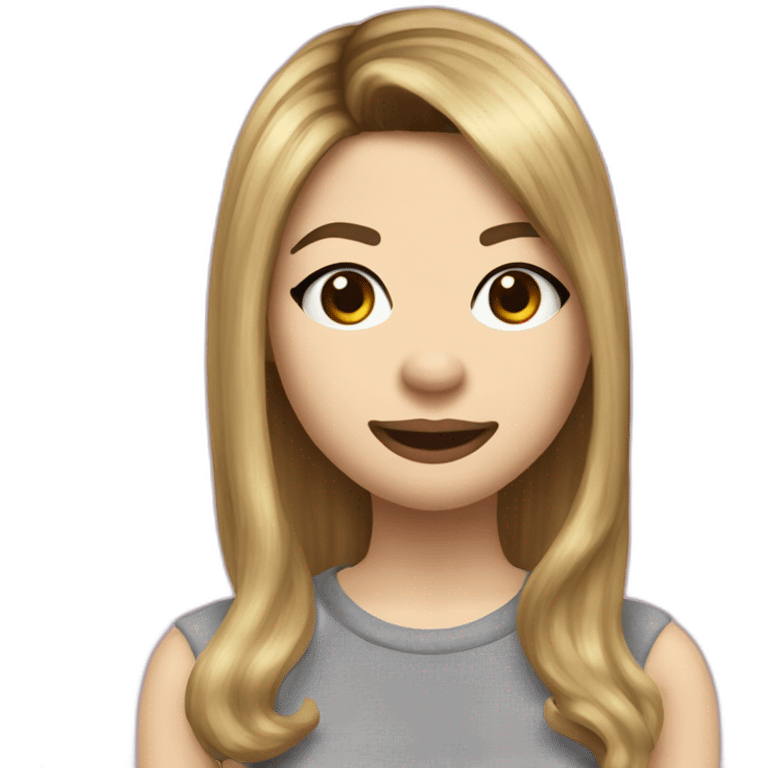 miranda cosgrove mixed with Jennette McCurdy face emoji