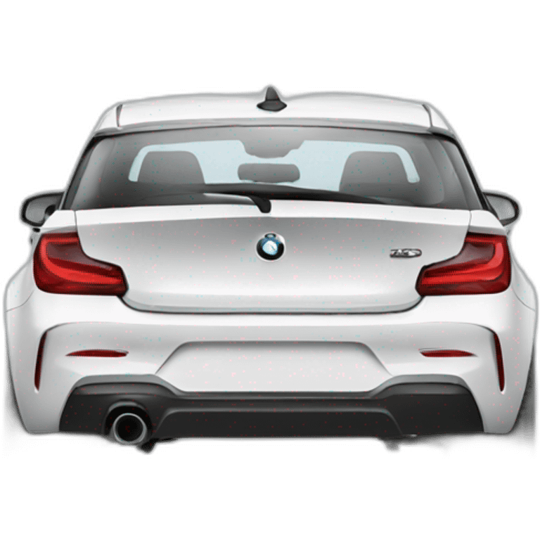 White bmw 1 series emoji