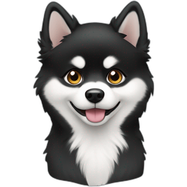 pomsky-black emoji