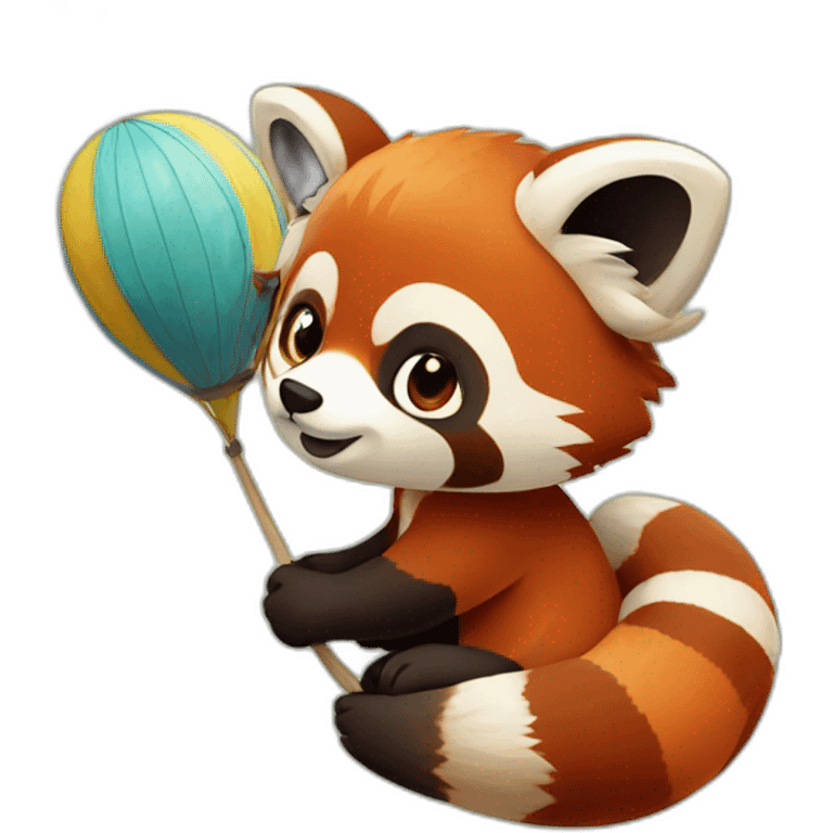 red panda travel emoji