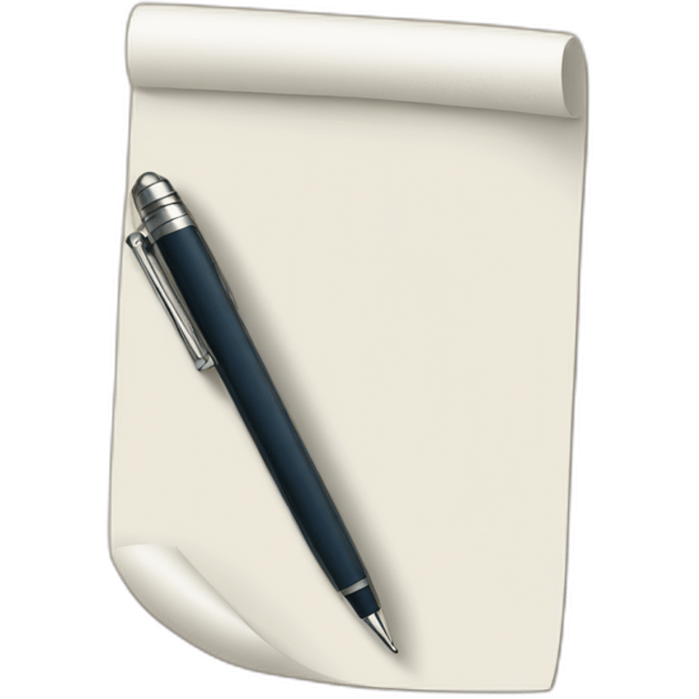 pen and paper emoji