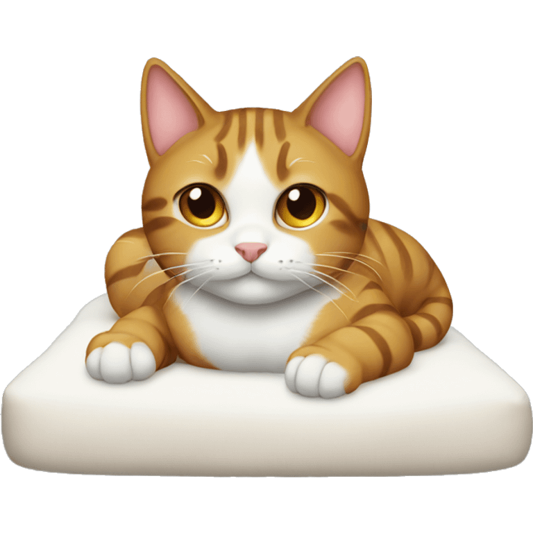 Cat on a bed  emoji