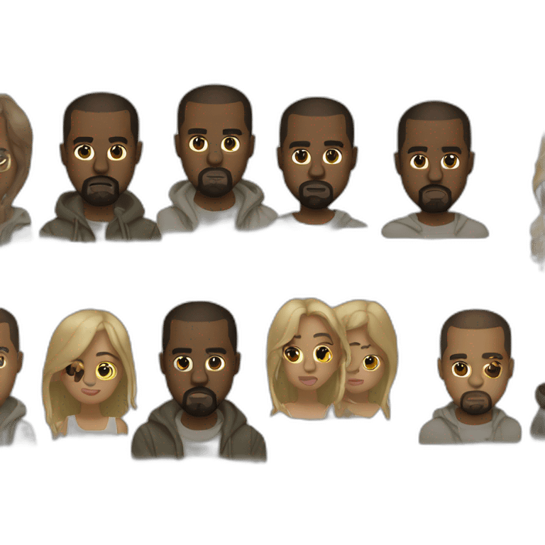 Kanye west yeezy emoji