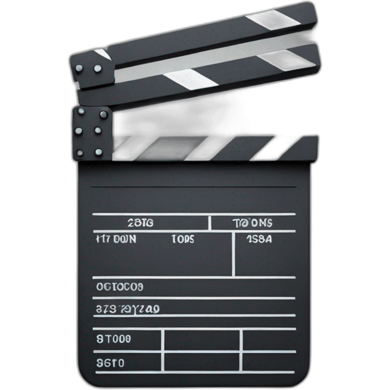 clapperboard emoji