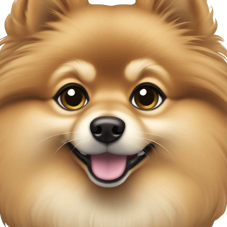 Pomeranian sable color emoji