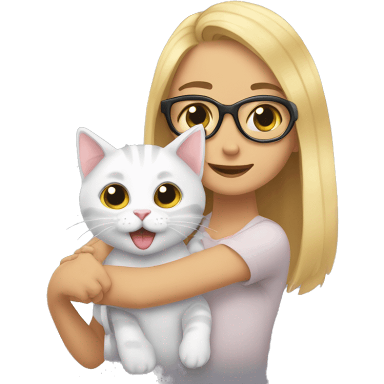 Me and my kitten emoji