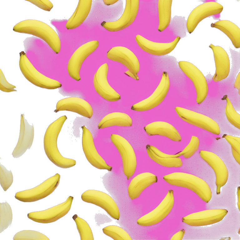 Pink banana emoji