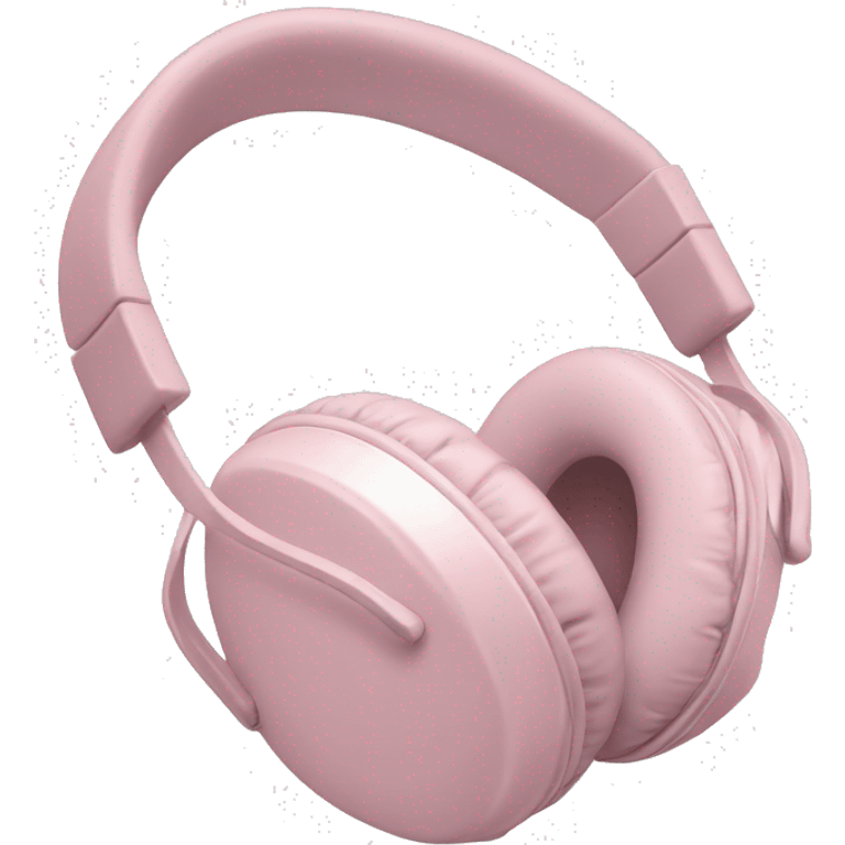 Light Pink headphones  emoji