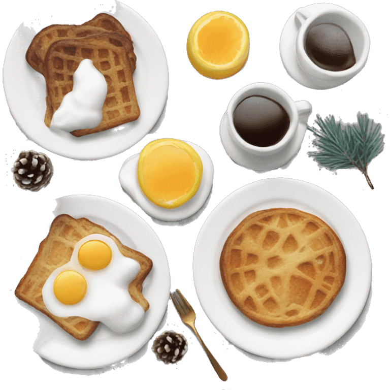 Winter brunch emoji