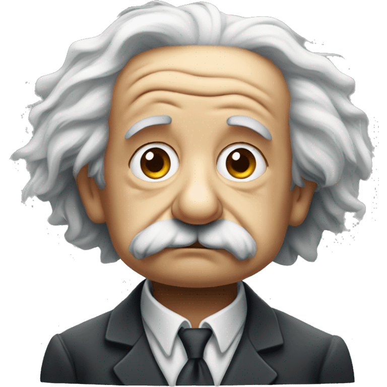 albert einstein sad emoji