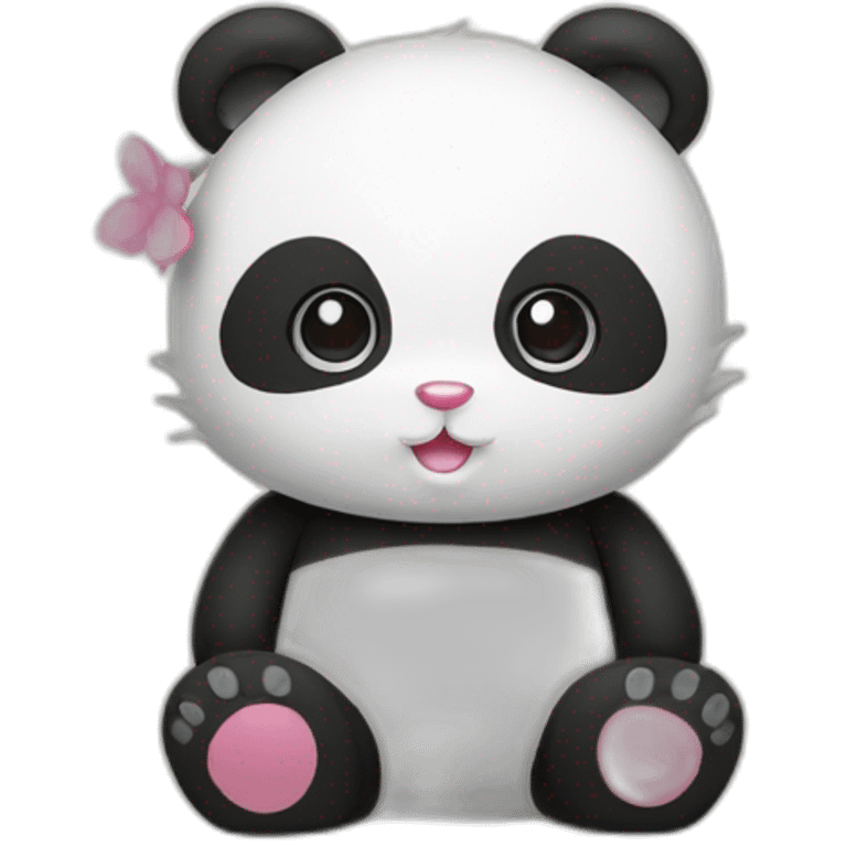 Hello Kitty panda emoji