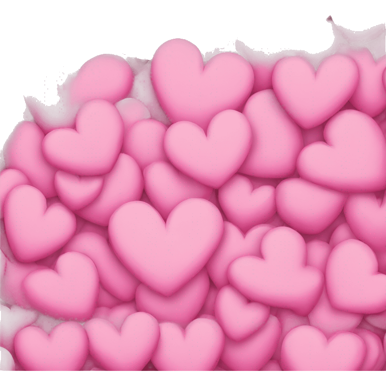 Pink hearts emoji