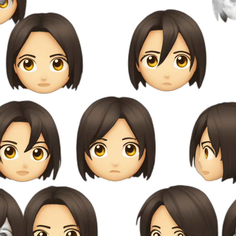 mikasa ackerman give heart emoji