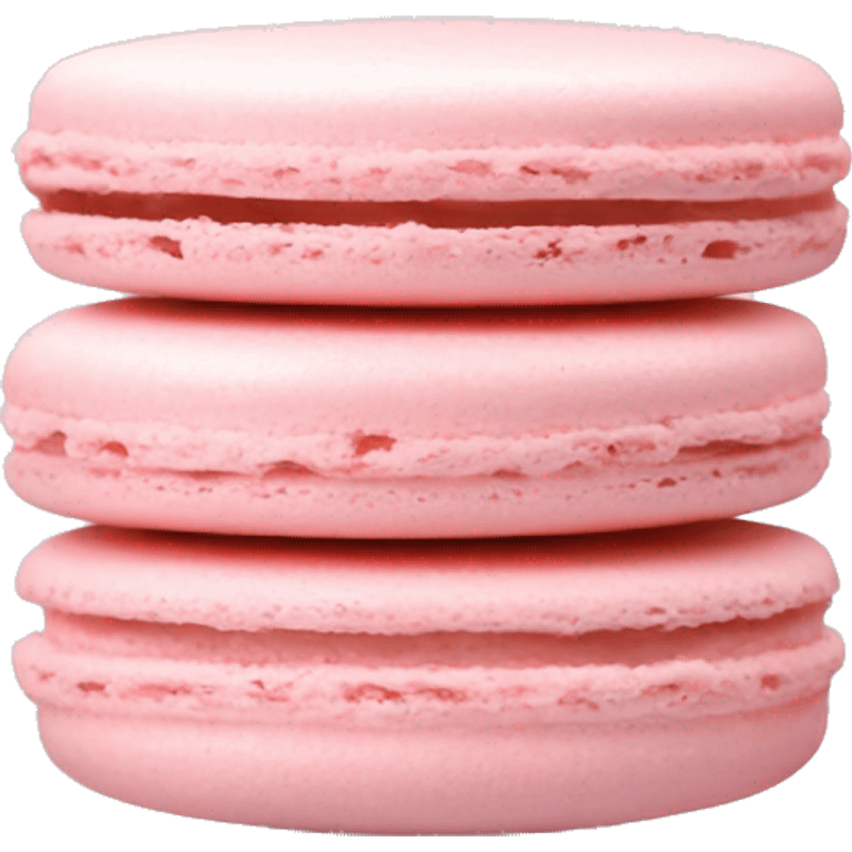 Light pink macaron emoji