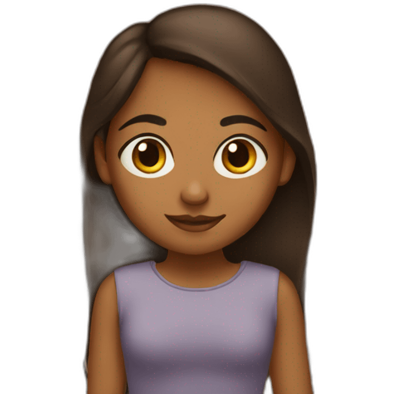 Brown girl emoji