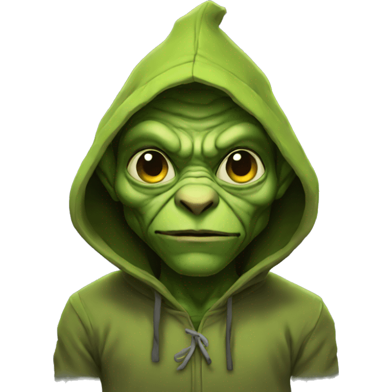 goblin in a hoodie emoji