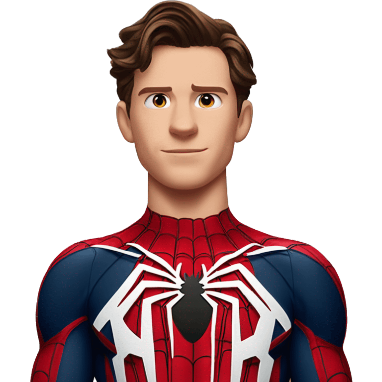 tom holland as spiderman Homsvel text emoji