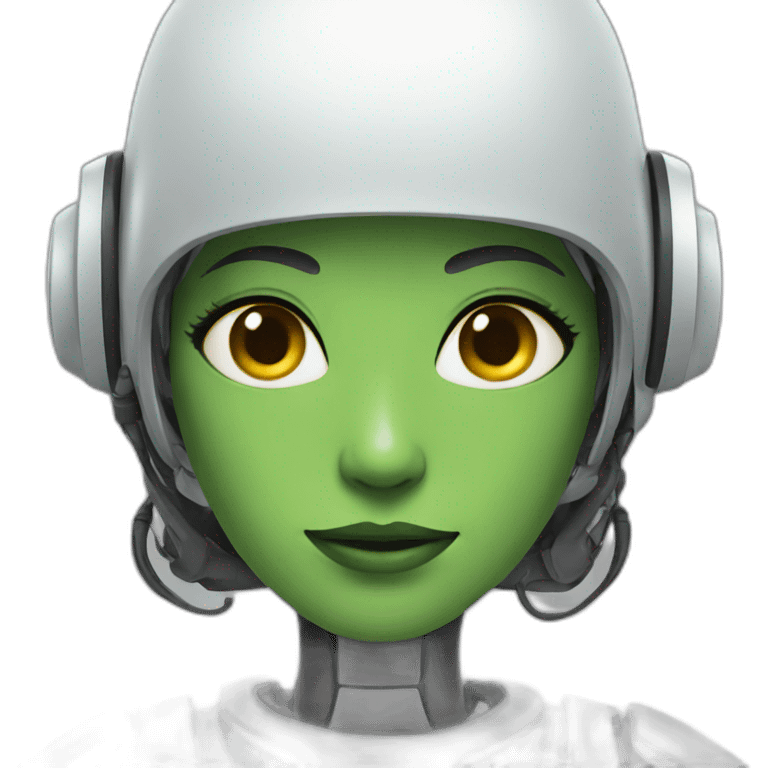 Female Robot emoji