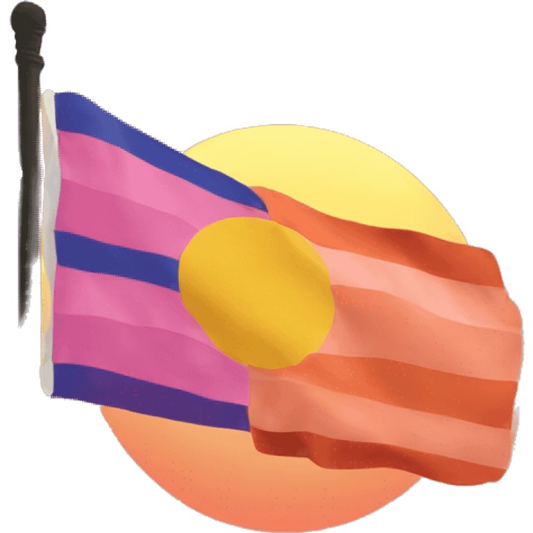 sunset flag emoji