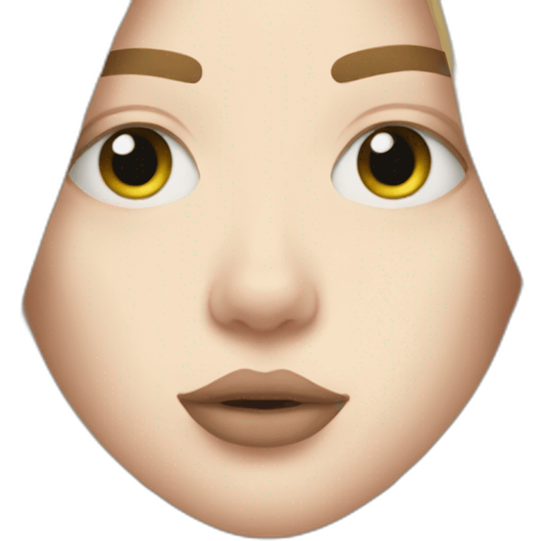 Billie Eilish blonde emoji