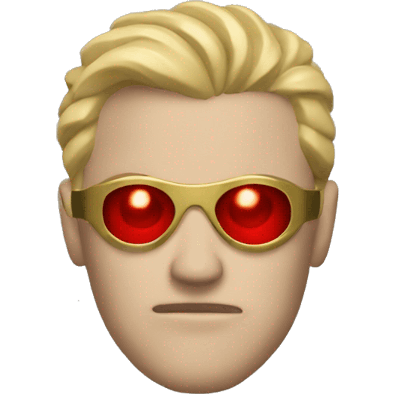 homelander with laser red eyes emoji