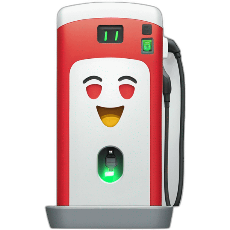 Red- ev-charging-station emoji