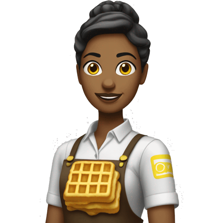 Waffle House waitress  emoji