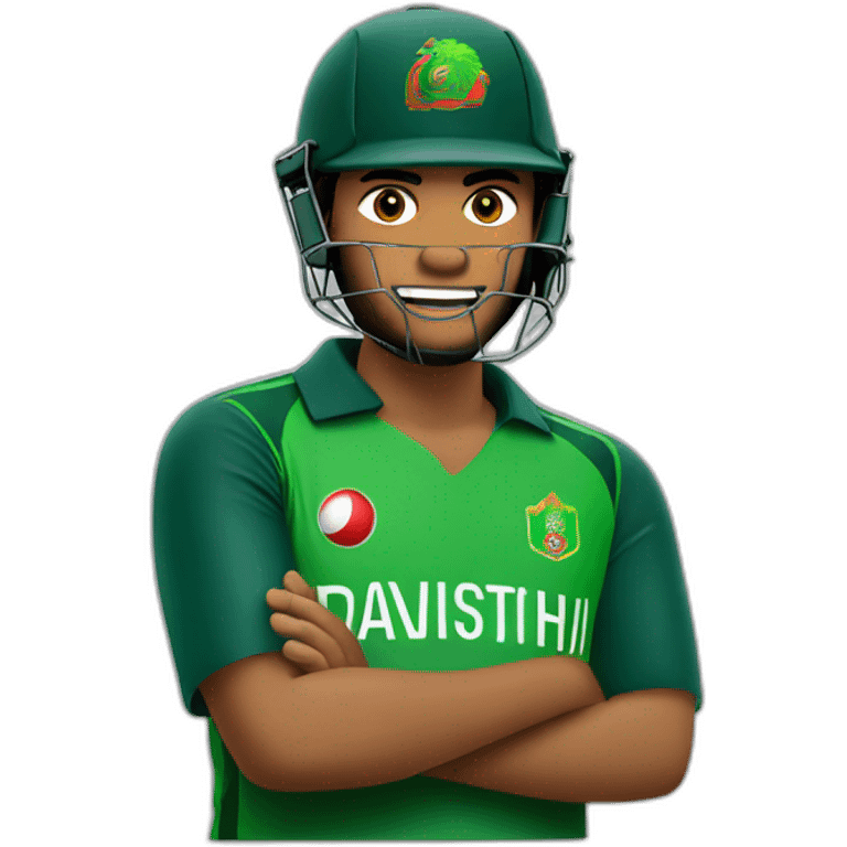 Bangladeshi Cricket player emoji