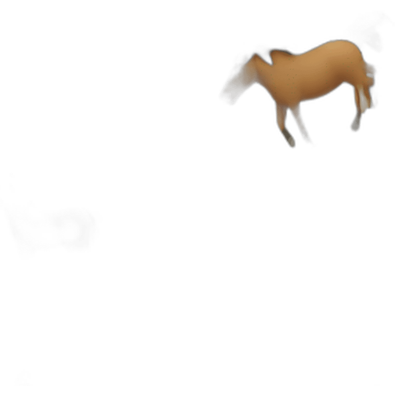 chevaux sauvage KAWAI emoji