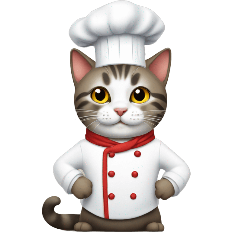 cat wit chef emoji