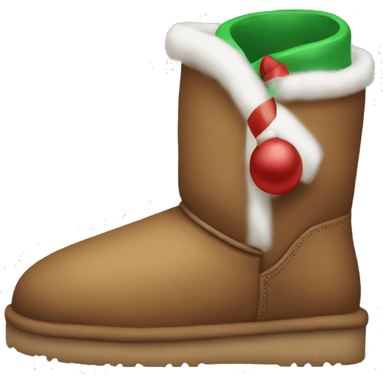 christmas uggs, aesthetic emoji