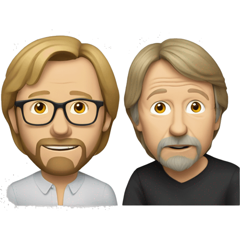 Björn Ulvaeus and Benny Andersson emoji