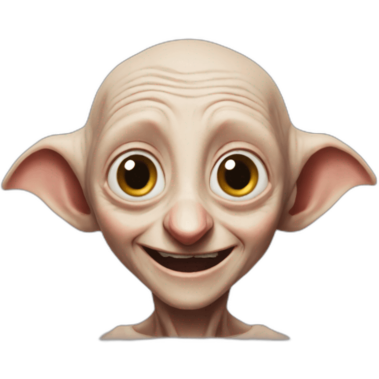 Dobby happy portrait emoji