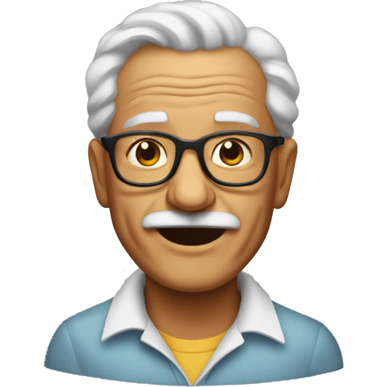 Rich grandfather  emoji