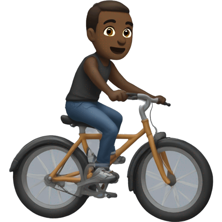 Faure gnassimgbé on bike emoji