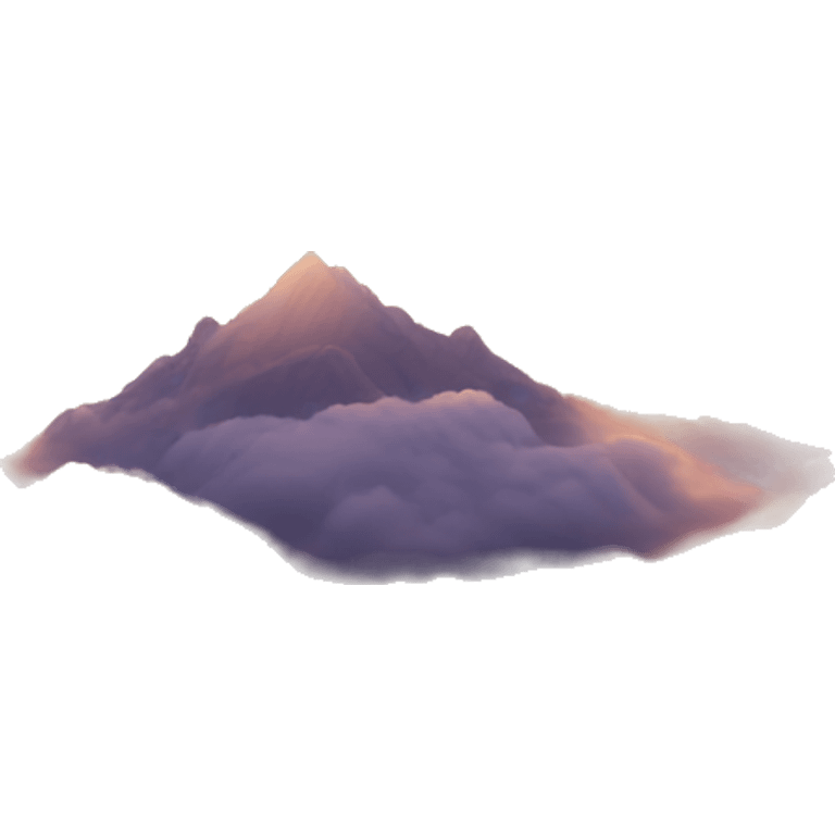 Dawn above the clouds emoji