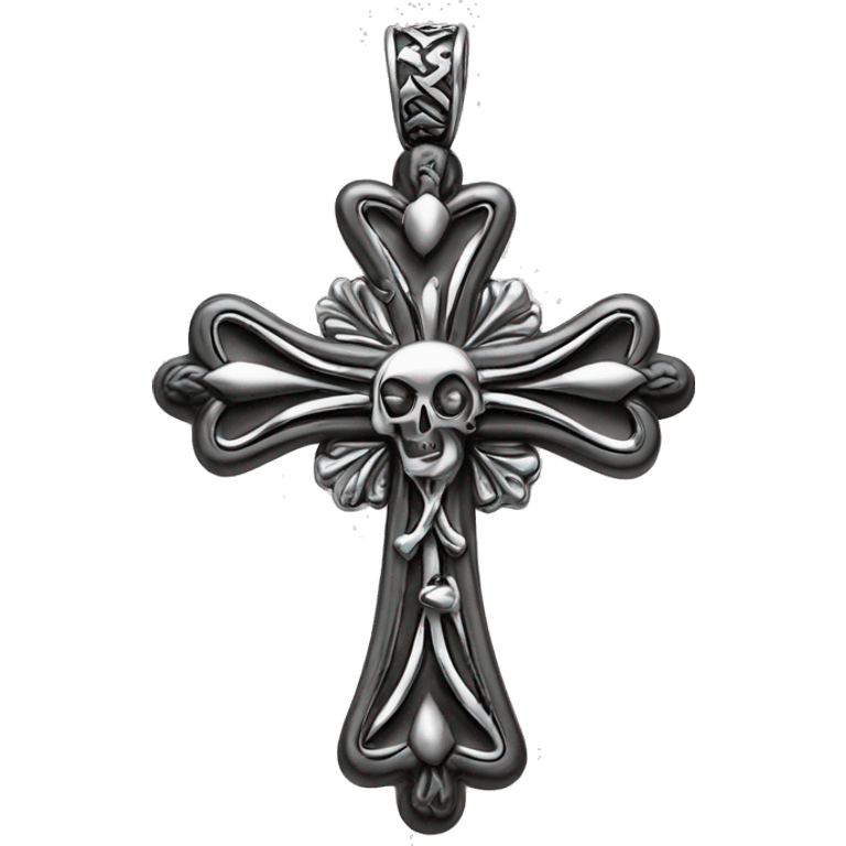 Chrome hearts cross emoji