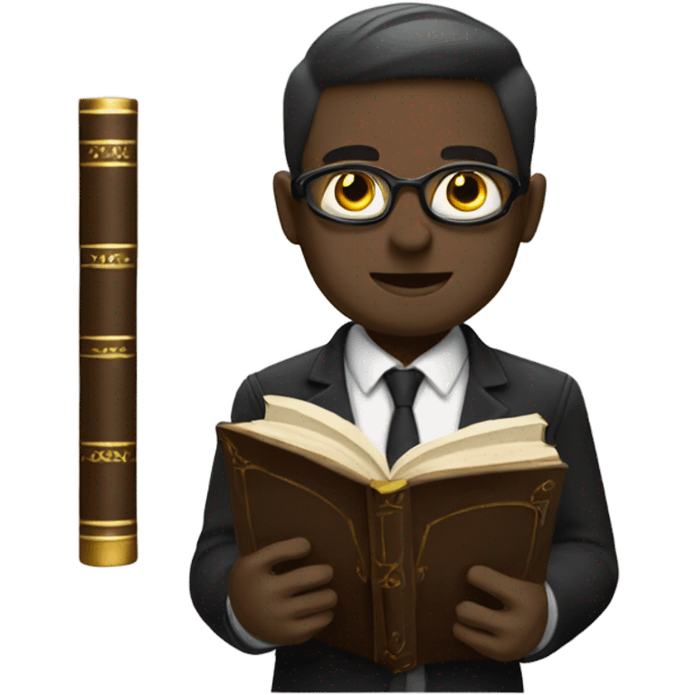 luxury dark book emoji