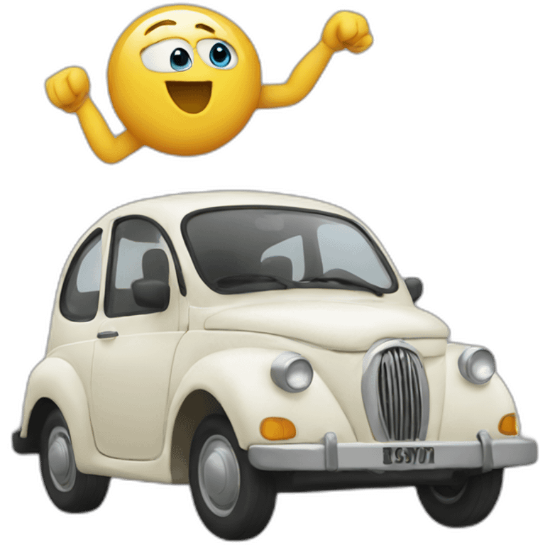 dancing car emoji