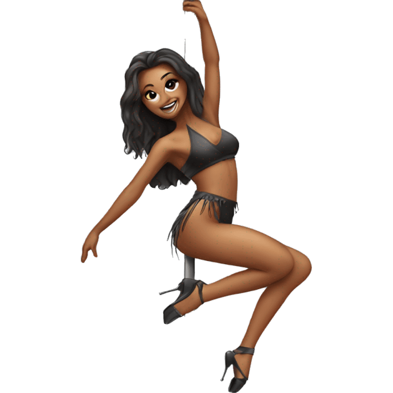 pole dancer emoji