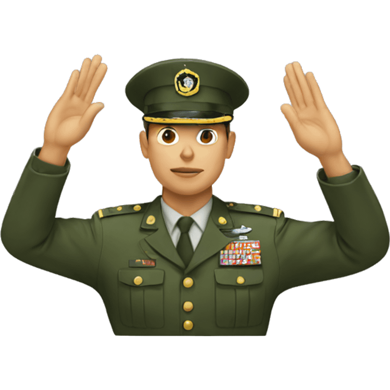 military salute emoji